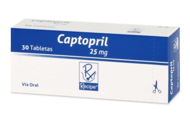 CAPTOPRIL 25 MG 30 TABLETAS RC