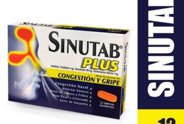 SINUTAB PLUS 12 TABLETAS