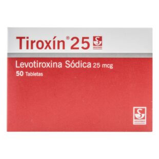 TIROXIN 25 MG 50 TABLETAS(PDB)