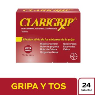 CLARIGRIP 24 TABLETAS(PAE)