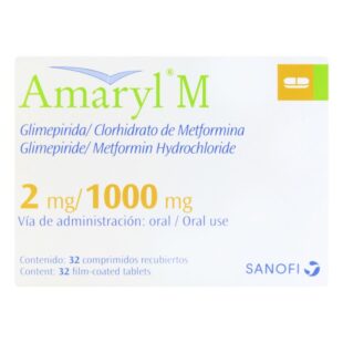 AMARYL M 2 MG/1000 MG 32 COMPR.(3%+)