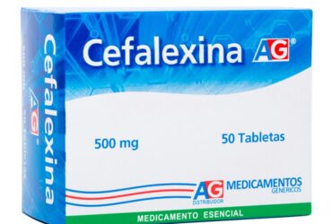 CEFALEXINA 500 MG 50 TABLETAS AG