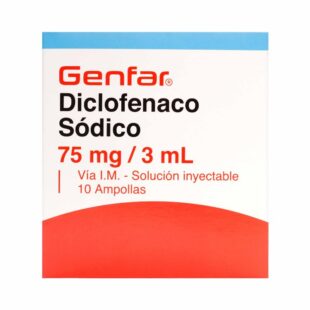 DICLOFENACO 75 MG 10 AMPOLLAS GF