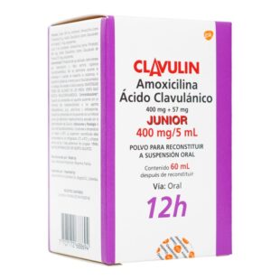 CLAVULIN JUNIOR 400 MG/5 ML 60ML(3%+)