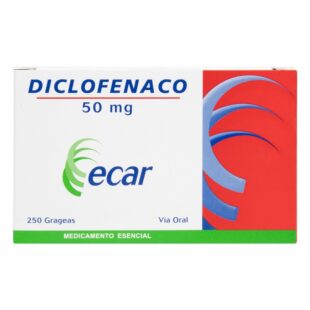 DICLOFENACO 50 MG 250 GRAGEAS ECAR