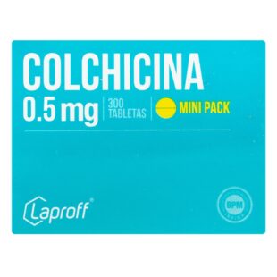 COLCHICINA 0.5 MG 300 TABLETAS LP