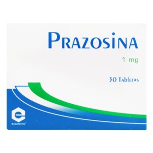 PRAZOSINA 1 MG 30 TABLETAS EX