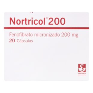 NORTRICOL 200 MG 20 CAP.(3%+)(PAE)(PDB)
