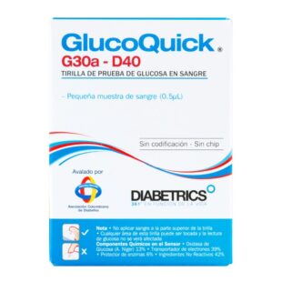 TIRAS REACTIVAS GLUCO 50 UND(PAE)