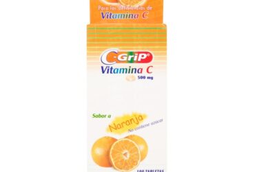 C GRIP VIT.C MASTICABLE NARANJA 100 T