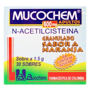 MUCOCHEM 600 MG NARANJA 30 SBS