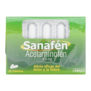 SANAFEN 500 MG 20 TBS LP