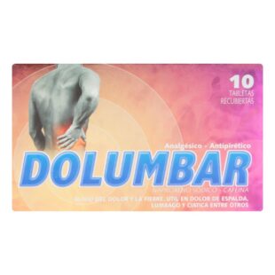 DOLUMBAR 220 MG+50 MG CAFEINA 10 TBS