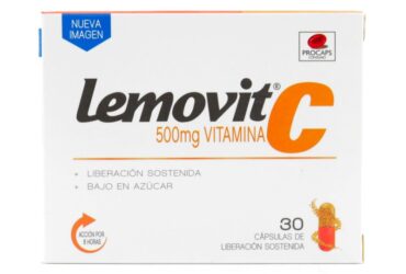 LEMOVIT C 500 MG 30 CAP.LIB.SOSTENIDA