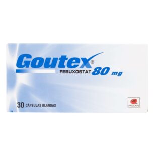 GOUTEX 80 MG 30 CAP. BLANDAS(3%+)(PAE)