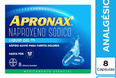 APRONAX LIQUID GEL 275 MG 8 CAPSULAS