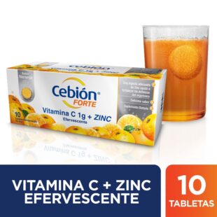 CEBIOFORTE 1 GR 10 TABLETAS EFERVES.