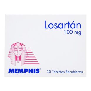LOSARTAN 100 MG 30 TABLETAS MP