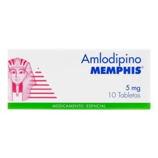 AMLODIPINO 5 MG 10 TABLETAS MP
