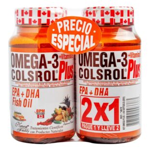 OMEGA 3 PLUS COLSROL 50 SOFTGELS 2X1