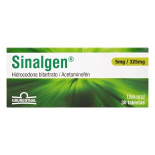 SINALGEN 5/325 MG 30 TBS (A)(3%+)