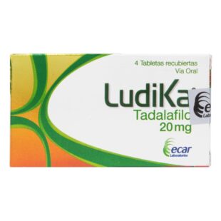 LUDIKA TADALAFILO 20 MG 4 TBS (3%+)(PAE)