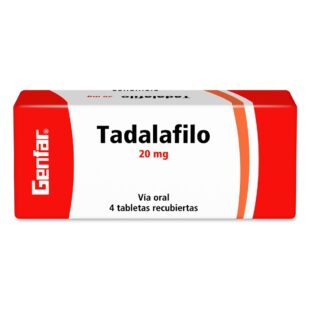 TADALAFILO 20 MG 4 COMPRIMIDOS GF