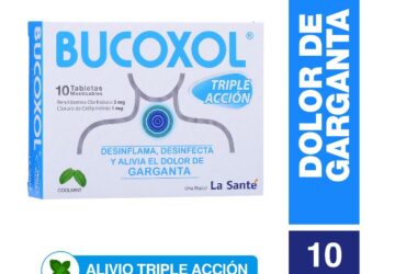 BUCOXOL TRIPLE ACCION COOLMINT 10 TBS