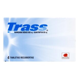 TRASS 500/85 MG 4 TABLETAS