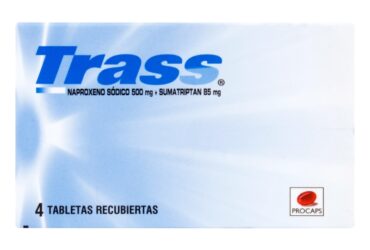 TRASS 500/85 MG 4 TABLETAS