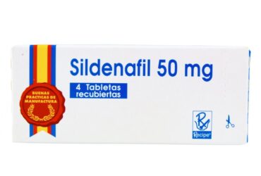 SILDENAFIL 50 MG 4 TABLETAS RC