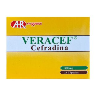 VERACEF 500 MG 24 CAPSULAS(3%+)