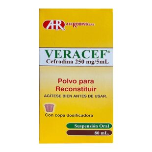 VERACEF 250 MG SUSPENSION 80 ML
