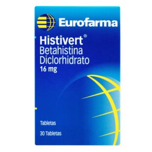 HISTIVERT 16 MG 30 TABLETAS(3%+)
