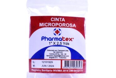 MICROPORE PHARMATEX PIEL 1 X 2.5 YARDAS