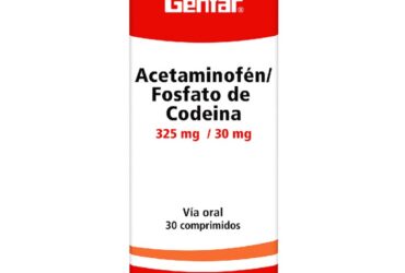 ACETAMINOFEN+CODEINA 325/30MG 30 TBS GF