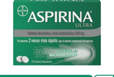 ASPIRINA ULTRA 500 MG 20 TABLETAS