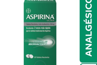 ASPIRINA ULTRA 500 MG 100 TABLETAS