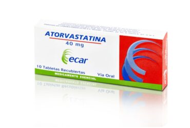 ATORVASTATINA 40 MG 10 TABLETAS EC