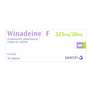WINADEINE F 325/30 MG 30 TABLETAS(PAE)