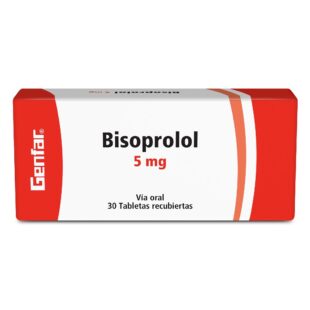BISOPROLOL 5 MG 30 TABLETAS GF(P)21039