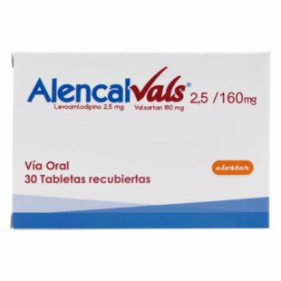 ALENCAL VALS 2.5 MG/160 MG 30 TAB