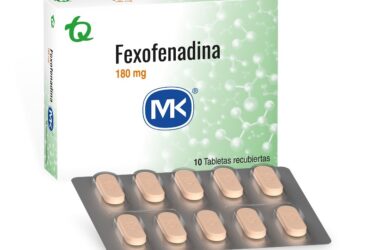 FEXOFENADINA 180 MG 10 TABLETAS MK