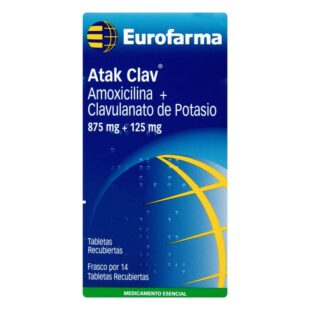 ATAK CLAV 875 MG 14 TABLETAS(3%+)
