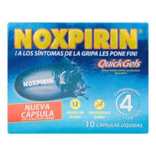 NOXPIRIN QUICK GEL 10 CAPSULAS