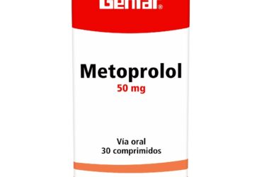 METOPROLOL 50 MG 30 TABLETAS GF