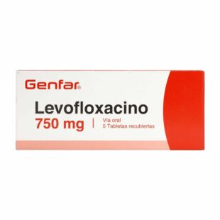 LEVOFLOXACINO 750 MG 5 TBS GF(3%+)