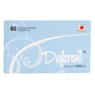 DEFEROL 2000 UI 60 CAPSULAS