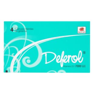 DEFEROL 7000 UI 4 CAPSULAS