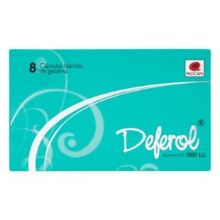 DEFEROL 7000 UI 8 CAPSULAS